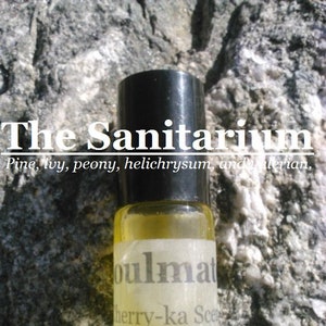 De Sanitarium geur (Den, klimop, pioenroos, helichrysum, valeriaan)