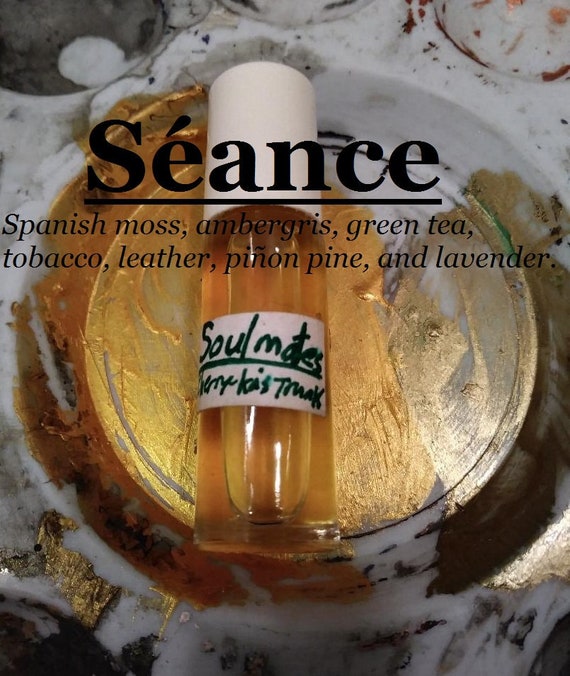 Seance Fragrance Spanish Moss Ambergris Green Tea Tobacco Leather Pinon Pine Lavender