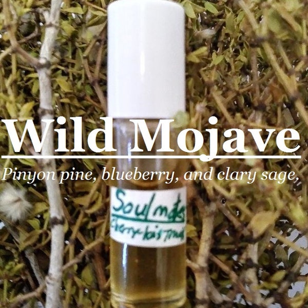 Wild Mojave fragrance (pinyon pine, blueberry, clary sage)