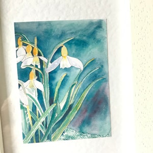 Snowdrops Small Framed Print Gift for Home image 2