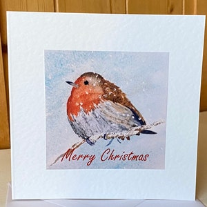 Cartes de Noël personnalisées aquarelles faites à la main un lot de six