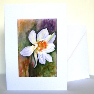 Handmade Watercolor Spring Flower Cards, small gift idea image 5