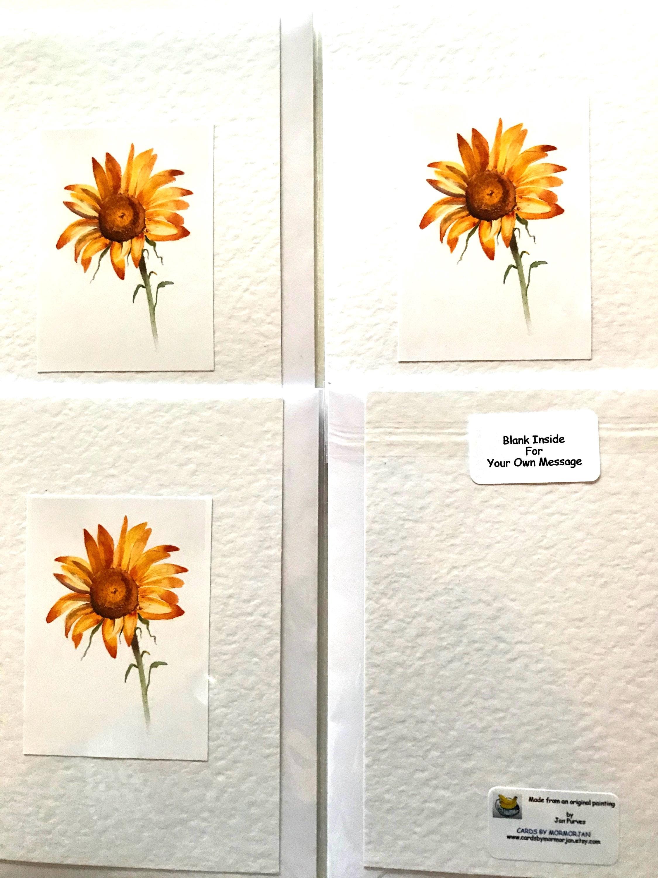 Sunflower Card - Brighten Someone's Day With These Sunshine Yellow ...
