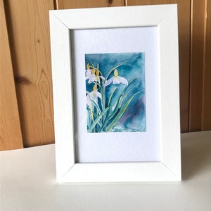 Snowdrops Small Framed Print Gift for Home image 3