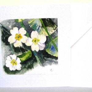 Handmade Watercolor Spring Flower Cards, small gift idea imagem 3