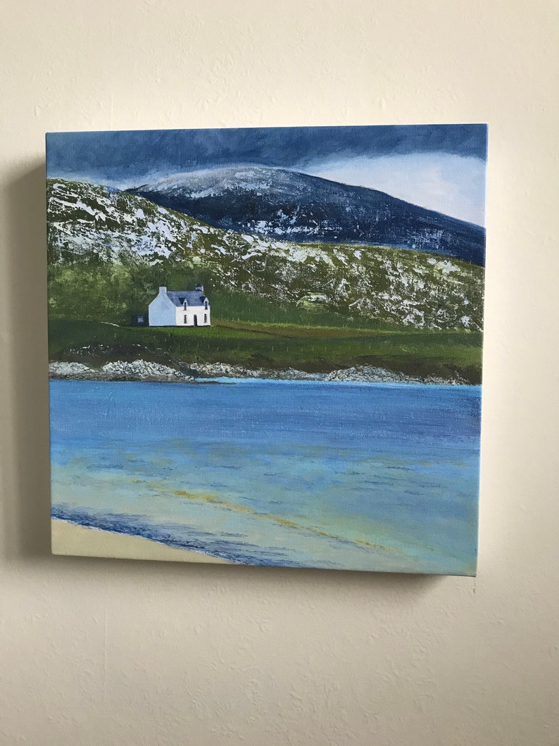 Isle of Harris Print on Canvas a beautiful Home Gift image 1