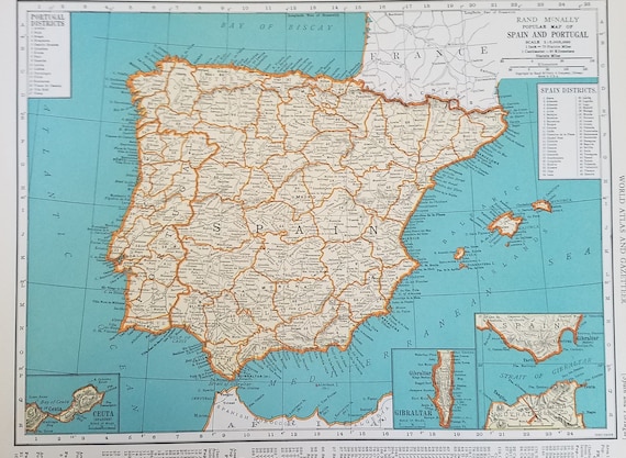 Portugal Spain In World Map