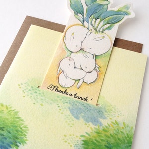 Thank You Card Rabbish Bunch pop-up card image 3