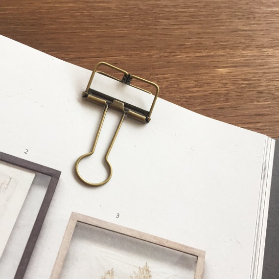 bronze binder clips