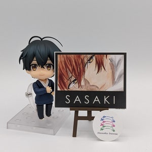 Sasaki and Miyano pack Sticker for Sale by Neelam789