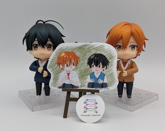 Sasaki and Miyano Chibi Waterproof Sticker