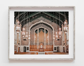 Patten Chapel Wall Art Print or Canvas. UTC Photography Featuring Historic Church in Chattanooga. Custom Framed Print for Wedding Gift.