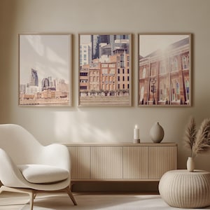 Nashville Print Set of 3. Nashville Tennessee Photography Art Prints. Ryman Auditorium & Nashville Skyline Wall Art Prints, Matted Prints.