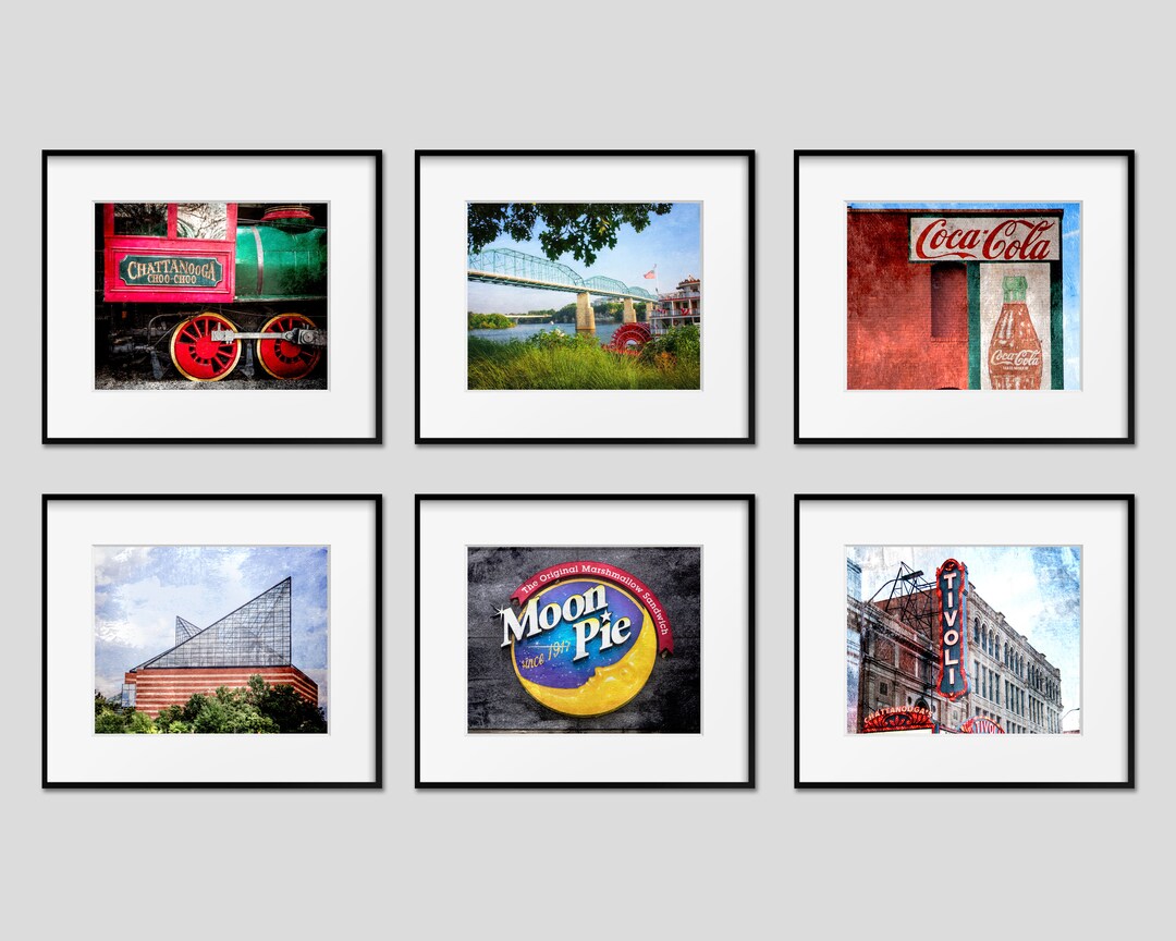 Chattanooga Wall Art Chattanooga Photography Print Set of 6 Etsy