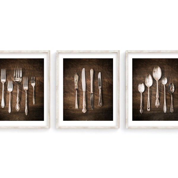 Silverware Prints Etsy