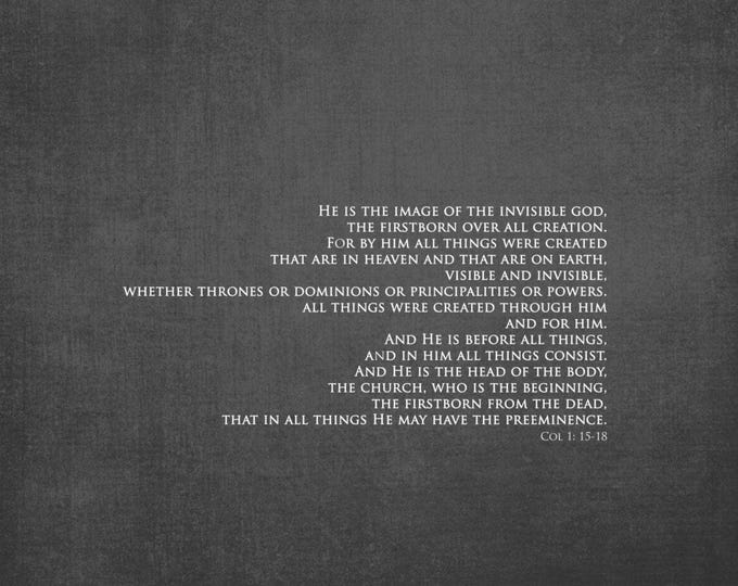 Scripture Photography Print, Bible Print, Large Canvas Art, Gray, Framed Scripture Print, Framed Bible Verse Art, Large Scripture Canvas