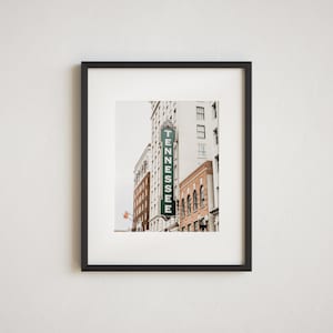 Framed Tennessee Sign Photography Print. Tennessee Theatre Sign Print for Wall Art Decor. Ready to Hang Custom Framed Print. Knoxville TN