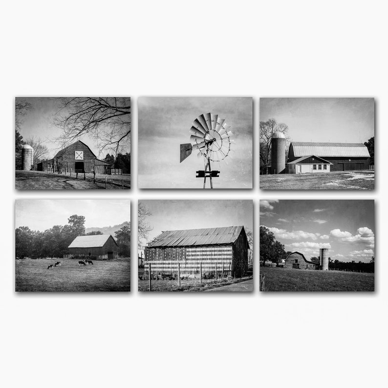 Rustic Barn Photography Prints Farmhouse Decor Barn Wall Etsy