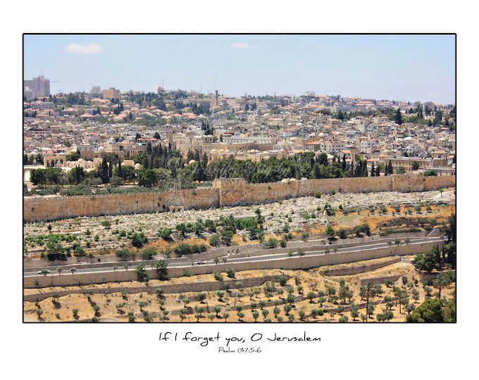 Israel Photography Scripture Print Prophetic Art Inspiration Jerusalem Travel Prints Canvas Color Black and White
