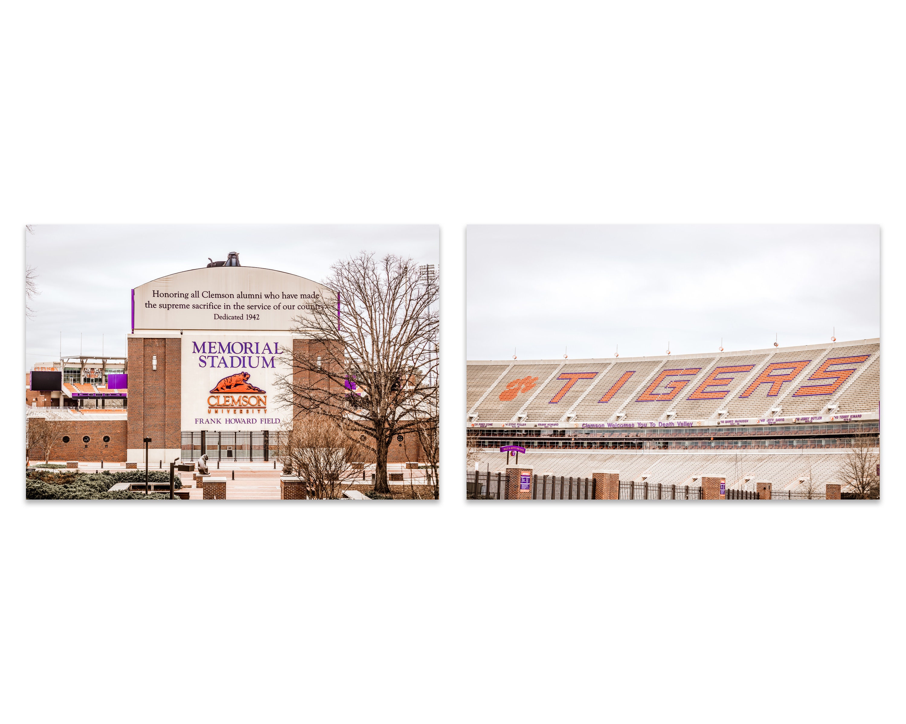 Clemson Photography Prints, Clemson Tigers, Framed Clemson Prints