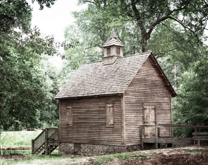 Rustic Building Print, Photography Print, Old Structure Landscape, Weathered Wood, Farmhouse Wall Art, Large Barn Canvas, Rustic Home Decor