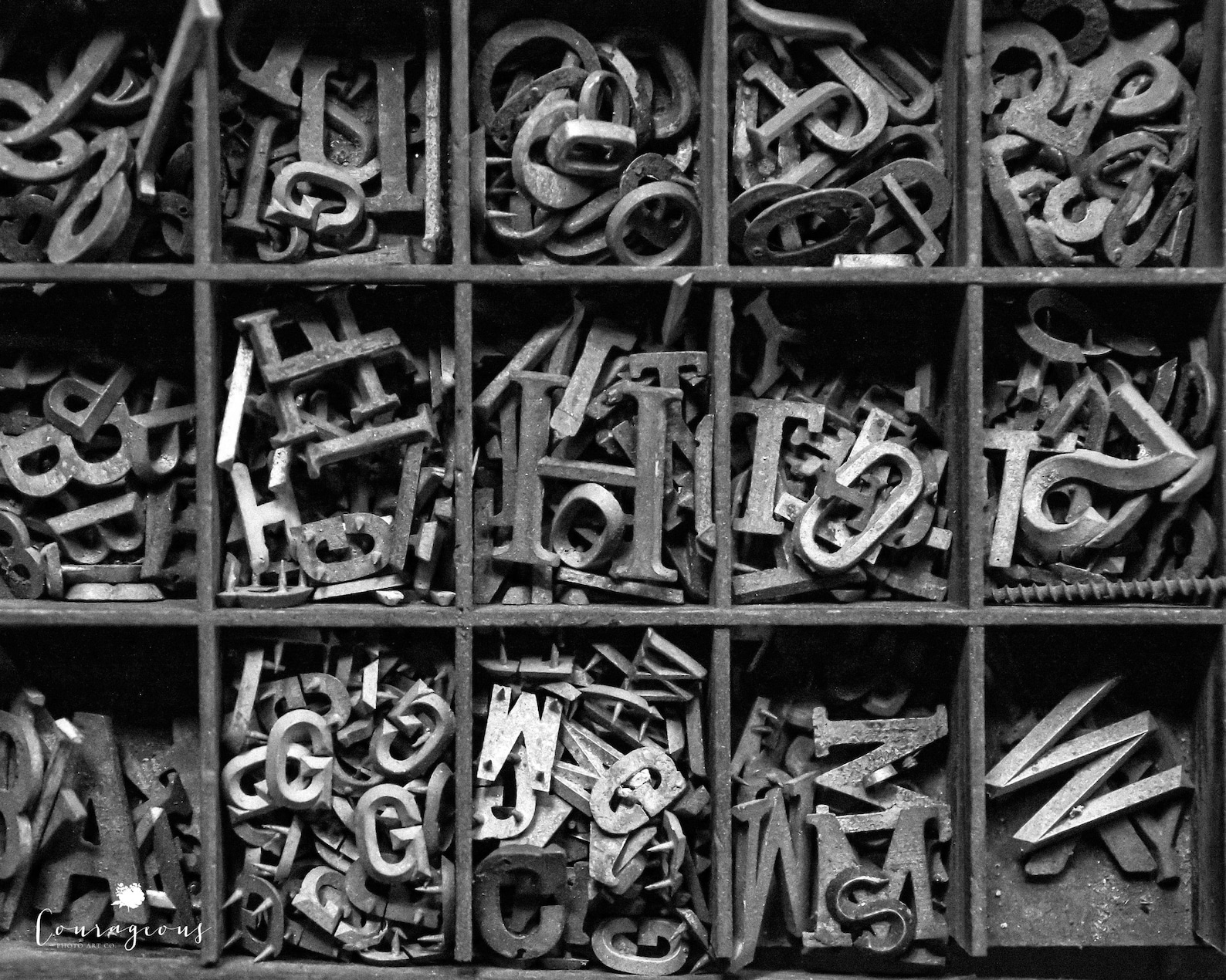 Letters Wall Art Black & White Photography Alphabet Etsy