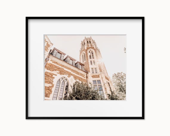 Vanderbilt University Wall Art Print or Canvas.  Vanderbilt University Campus Commodores Photography Wall Decor Art. Graduation Gift.
