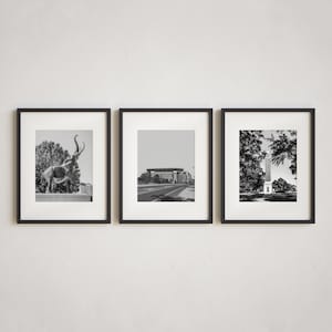 University of Alabama Wall Art Prints or Canvas Set of 3. Tuscaloosa Photography Prints. UA Crimson Tide Gallery Wall Art Decor image 1