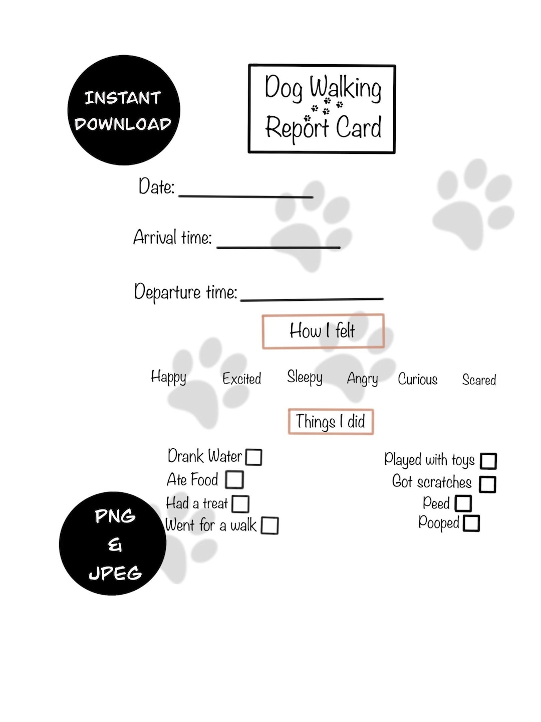 Printable Dog Walking Tracker. Pet Walking. Dog Tracker. Dog Walking. Dog Walking Schedule. Pet