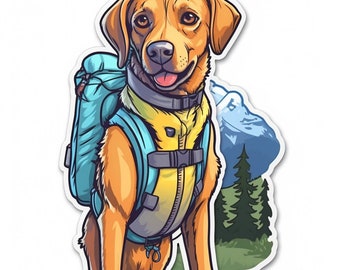 Vinyl sticker, Nature Sticker, Hydroflask Sticker, Laptop Sticker, Waterproof Sticker, Dog Sticker, WaterBottle Stickers, Sticker Shop