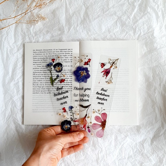 Mystery Pressed Flower Bookmark | Random Floral Bookmark | Cottage Cor