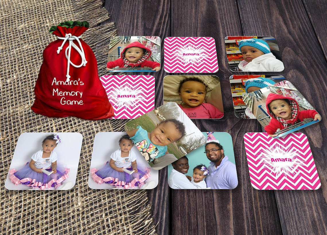 Personalized Photo Memory Game - Etsy
