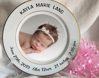 10" Photo Plate, personalized, gift for family