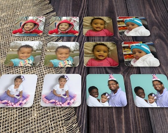 Personalized photo memory game