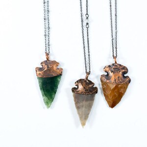 SALE Arrowhead  | Knapped arrowhead pendant | Arrowhead jewelry | Natural stone arrowhead | Carved arrowhead jewelry | Mens