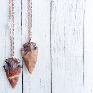 SALE Arrowhead  | Knapped arrowhead pendant | Arrowhead jewelry | Natural stone arrowhead | Carved arrowhead jewelry | Mens