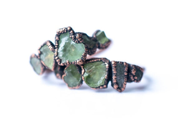 Copper and Peridot Ring Copper and Peridot Ring