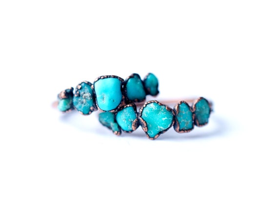 Raw Turquoise Stacking Ring Raw Turquoise Stacking Ring