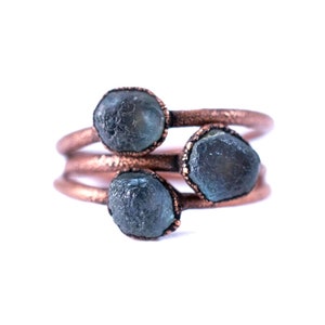 Raw sapphire ring | Blue sapphire ring | Sapphire ring | Blue sapphire jewelry | Raw stone ring
