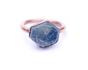 SALE Sapphire ring | Blue sapphire ring | Raw sapphire jewelry | September Birthstone Jewelry | September birthstone ring