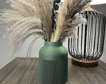 3D Printed Modern Vase – Japanese & Scandinavian Minimalist Design – Multiple Colors – Made to Order Home Décor