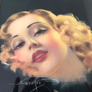 Beautiful Vintage Billy Devorss Print Dreaming FAS Made In USA Number 8759
