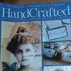 Handgemaakt november december 2010 Volume 6 Collage Mix Media Art Scrabooking Journaling Artist Archief Magazine