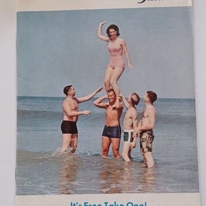 Vintage Virginia Beach Guide Brochure June 20, 1966 rare adds hard to find beach ocean memorabilia