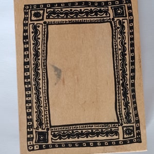Pineapple Medallion Wood Mounted Rubber Stamp 990F02 by Brenda Walton for All Night Media