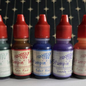 Ricariche di inchiostro Stampin Up vari colori a scelta Inchiostro per timbri in gomma scontato Sage Shadow (verde), Rose Red, Ballet Blue, Rose Romance