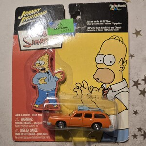 Simpsons Marge&#39;s Die Cast Car Station Wagon Johnny Lightening ultra rare Twentieth Century Fox 994-01 vintage 2003