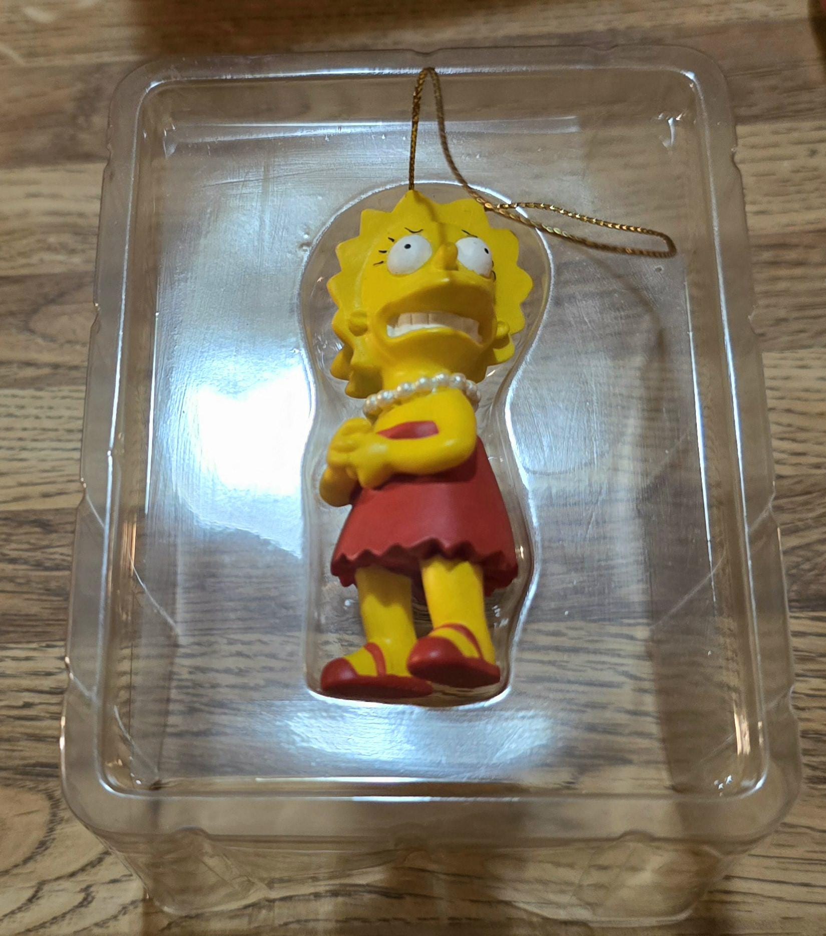 Simpsons Lisa Vintage 2002 Holiday Christmas Tree Ornament Ultra