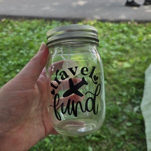 Travel Fund Savings Jar