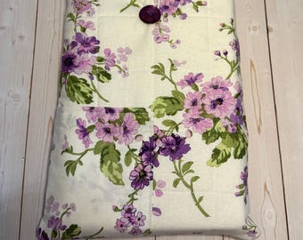 Florale Buchhülle mit Taschen Christian Geschenk für Frauen